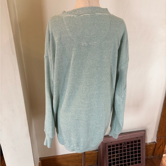 NWT Aerie Getaway Waffle Sweatshirt - Picture 6 of 8